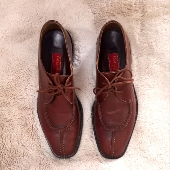 Cole Haan Preppy Classic Italian Crafted Leather Split Toe City Oxford